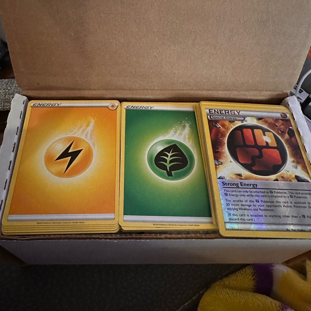 Box of Pokémon Energy Cards